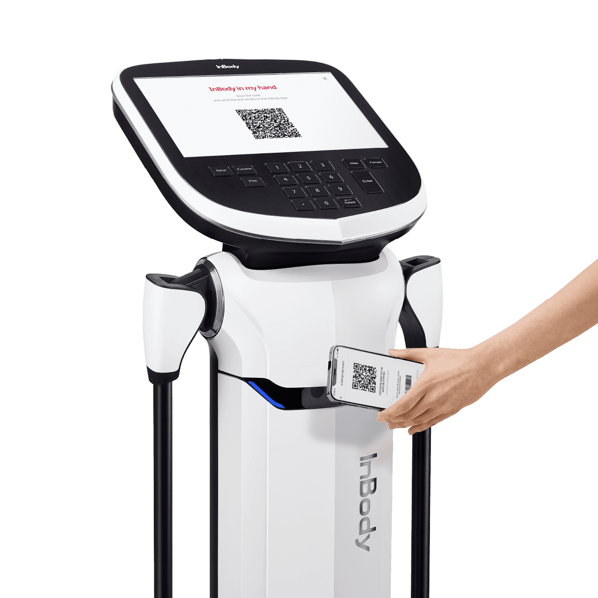 Gestion client avec QR Code InBody 580